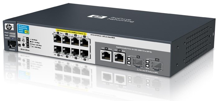 Switch HPE Aruba 2530 8G PoE 8 Puertos J9774A