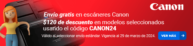 Canon - Envío gratis en escáneres seleccionados y codigo de $120 de dcto - pie