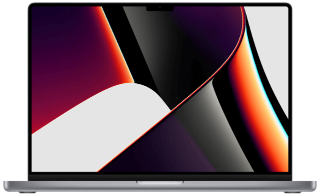 MacBook Pro 16 Pulgadas de frente