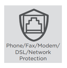 CyberPower Protección de teléfono/fax/módem/DSL/red