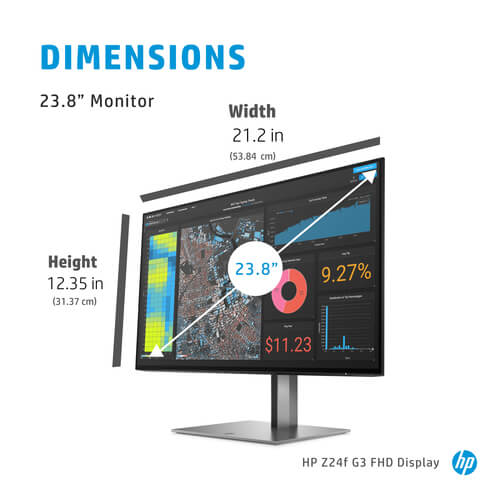 Tamao Monitor HP Z24f G3