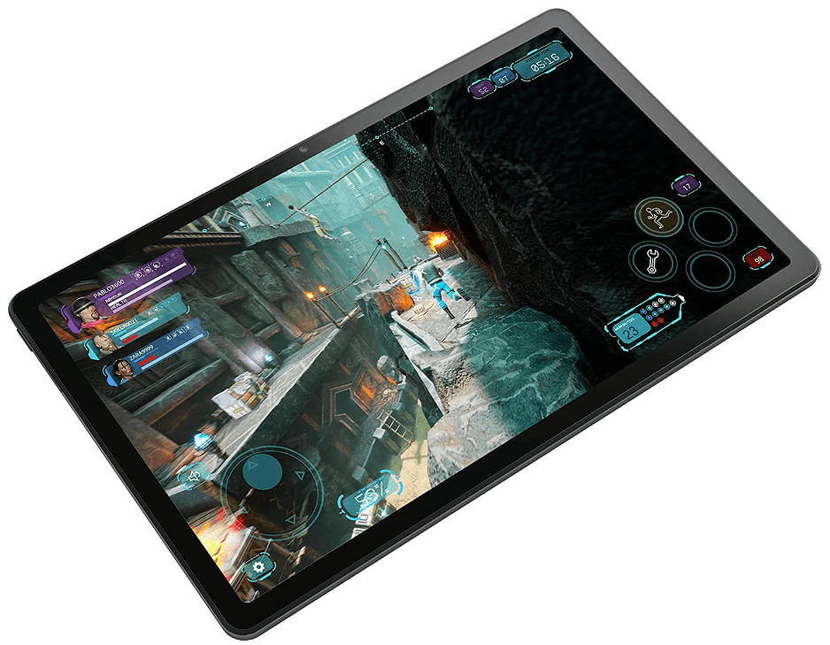 Tablet Tab M10 con un juego