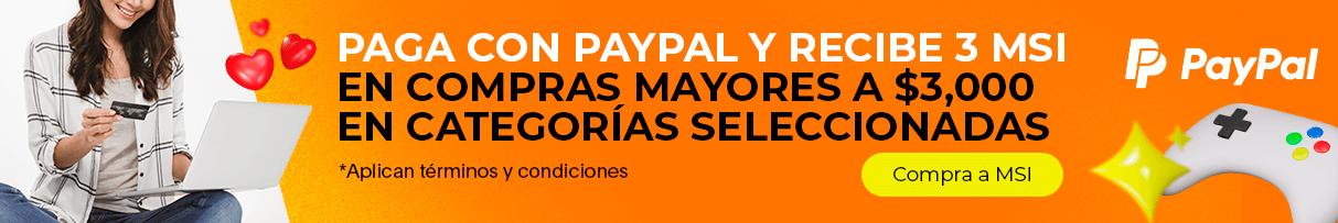 3 meses sin intereses con paypal