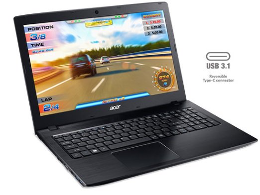 Laptop Acer Aspire E5-575-35Q - 15.6" i3-6006U - 4GB