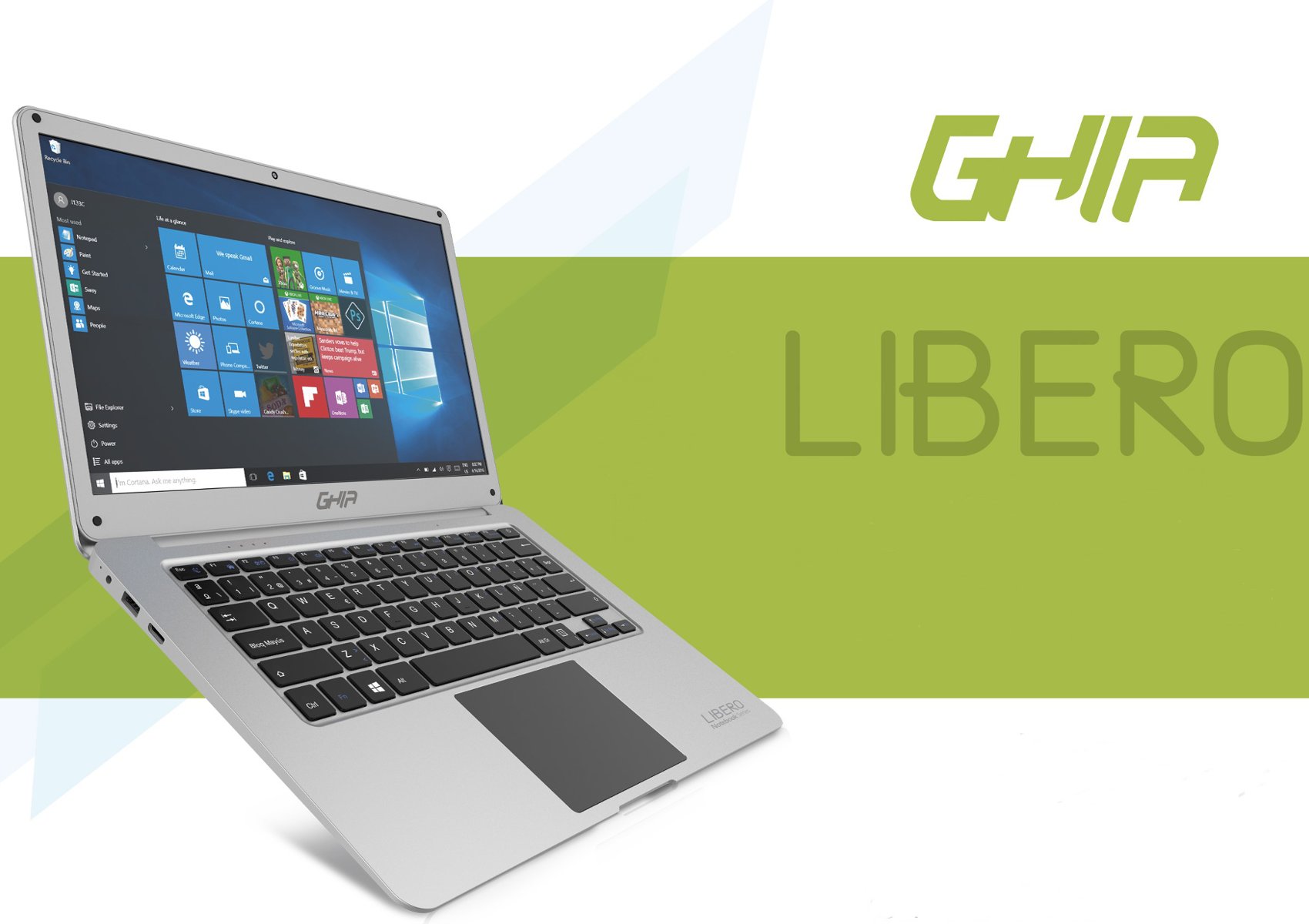 Laptop Ghia Libreo - Conectividad y diversión