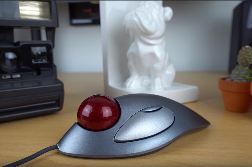 disposición del Mouse Trackball Marble