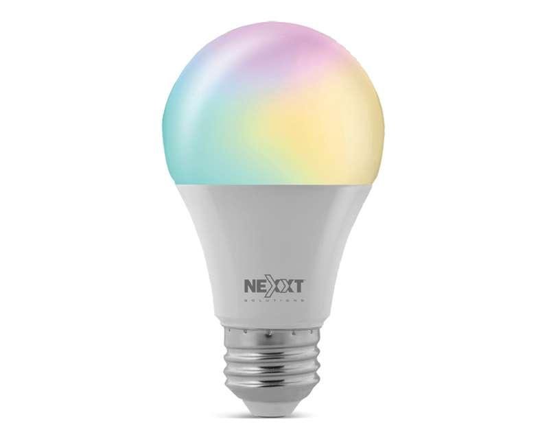 Foco Inteligente Wifi Nexxt Home A19 RGB 110VCA 60Hz con LED Multicolor NHB-C110 - Código: NHB-C110 | Compra en Guadalajara