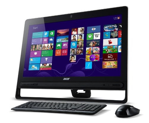 Computadora Acer All-in-one Aspire, 23" Touch, Pentium Dual Core 2127U,  4GB, 500GB, Win 8, Negro - DQ.SQEAL.003