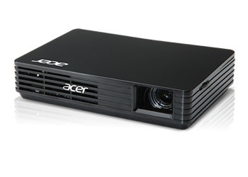 Proyector Acer C120, LED WVGA, 100 Lúmenes, USB, Ultra Portátil -  EY.JE001.010/.016