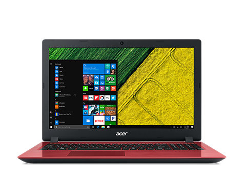 Laptop Acer Aspire 3 15.6 Cel N3350 2GB 500GB Win10H Rojo