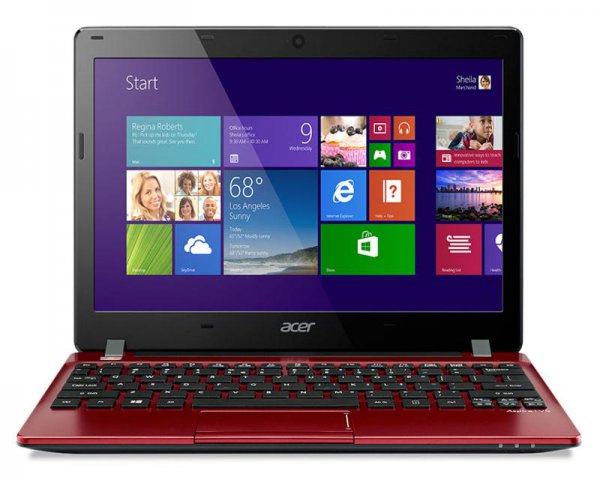Laptop Acer V5-123-3491, 11.6", E1-2100, 2GB, 500GB, Win 8 SL, Rojo -  NX.ML2AL.006