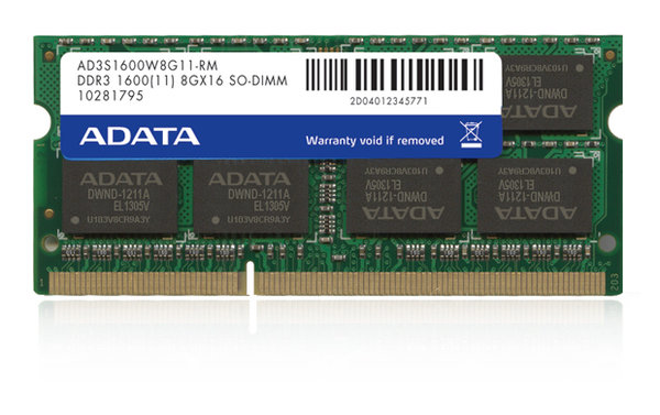 Centralizar Elasticidad aspecto Memoria RAM para Laptop ADATA, DDR3, 8GB