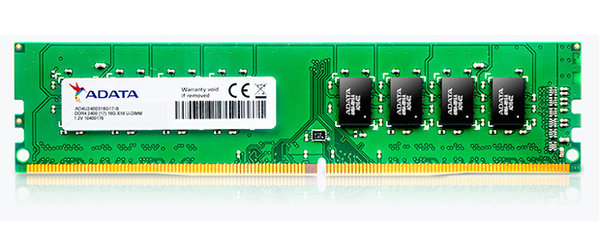 Memoria RAM ADATA DDR4 4GB AD4U2400J4G17-S