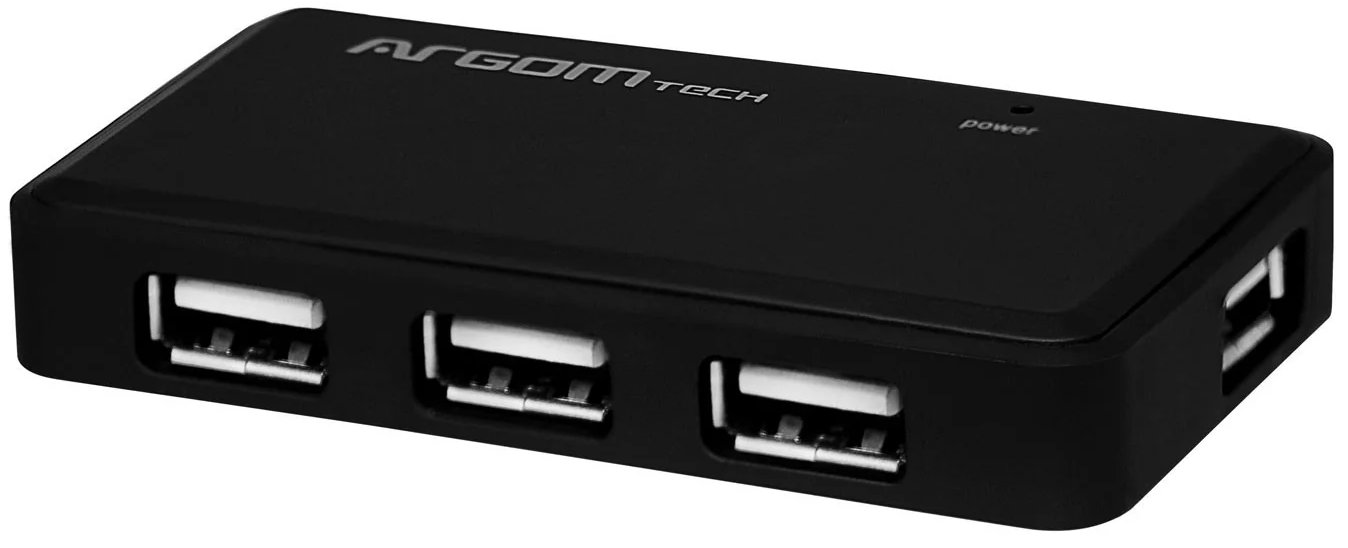 Mini Hub Argomtech de 4-puertos USB 20 ARG-UB-0088 - ARGOMTECH