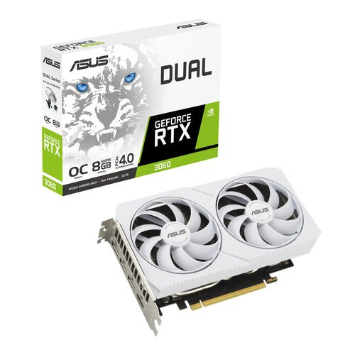 Tarjeta de Video ASUS Dual GeForce RTX 3060 White