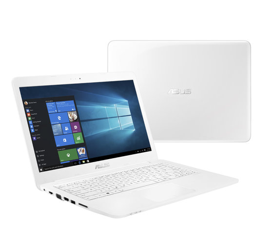 Asesor congelador Ruina Laptop Asus Vivobook E - Celeron N3050 - Blanca