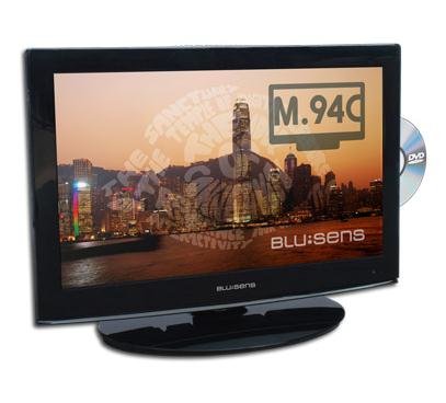 Televisión Blusens LCD 22 FullHD, Roja con DVD integrado, HDMI - M94R22C