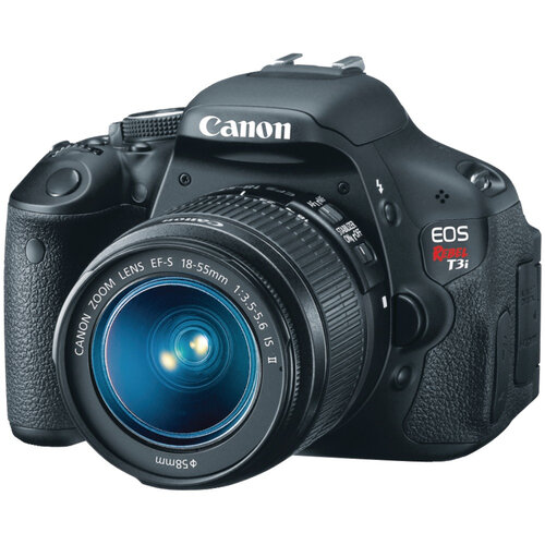 Paquete Cámara Digital Canon EOS Rebel T3i, 18 Mpx, LCD 3'' + Lente EF-S 18-55 IS II -