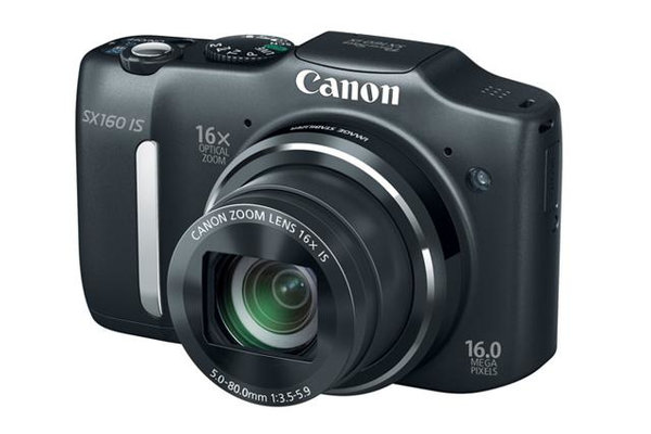 Cámara Digital Canon Powershot SX160 IS, Negra, 16 Megapixeles -  6354B001AA/BA