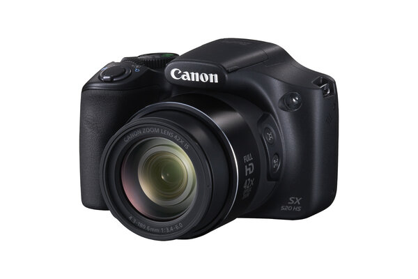 Cámara Canon Powershot SX520 HS - 3" LCD - 16MPX - 42x - Full HD - Wi-Fi -  Negro - 9544B001AA