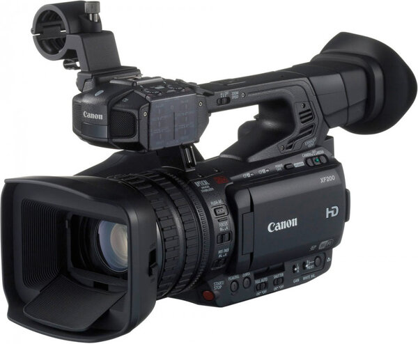 Cámara Profesional Canon XF200 - Zoom Óptico 20x - Full HD - Wi-Fi -  Ethernet - Negro - 9593B002AA
