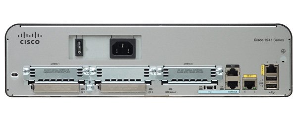 Router Cisco 1941, Servicios Integrados, Slots 2 GE, 2 EHWIC, 256MB CF  256MB DRAM IP Base - CISCO1941/K9