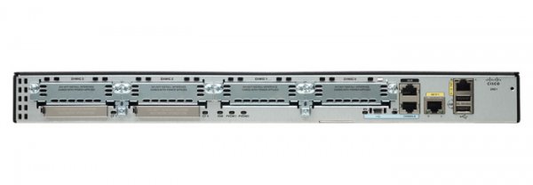 Router Cisco 2901, 2 GE, 4 EHWIC, 2 DSP, 256MB, CF 512MB DRAM, IP Base -  CISCO2901/K9