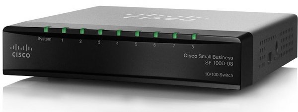 Switch Cisco SF100D-08 - 8 puertos 10/100 - SF100D-08-NA