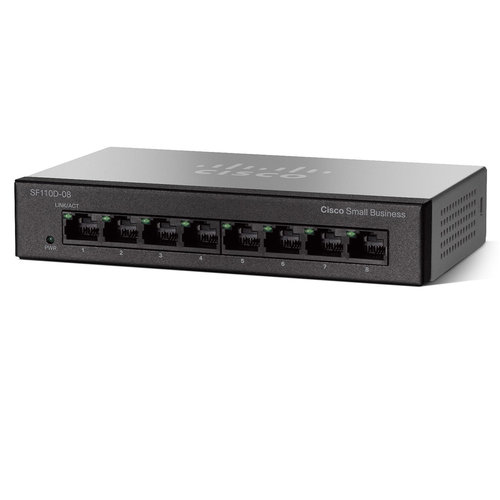 Cisco pequeña empresa SD205 5 puertos Switch de red Ethernet 10/100 