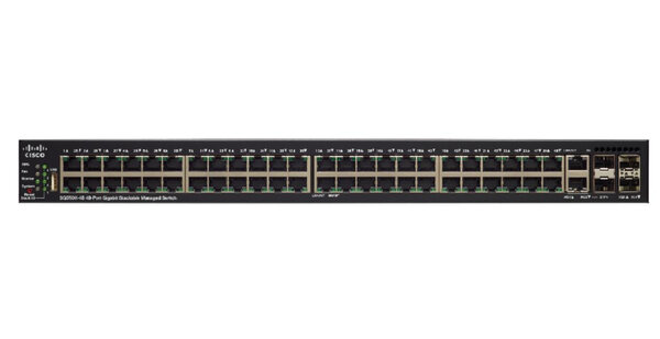 Switch Cisco SF550X-24P-K9-N Admin 48P 2Gi/SFP 2SFP+PoE+