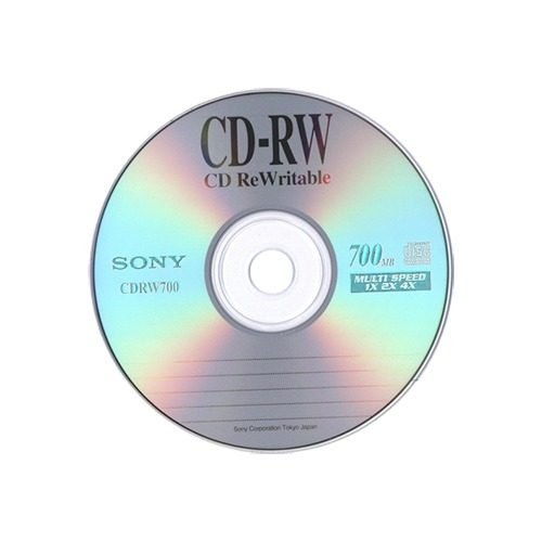 Cd Rw Sony Cdrw700l 700mb 4x