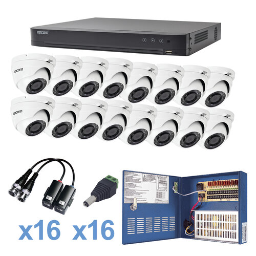 Kit de Vigilancia Epcom KEVTX8T16EW DVR 16 Cámaras