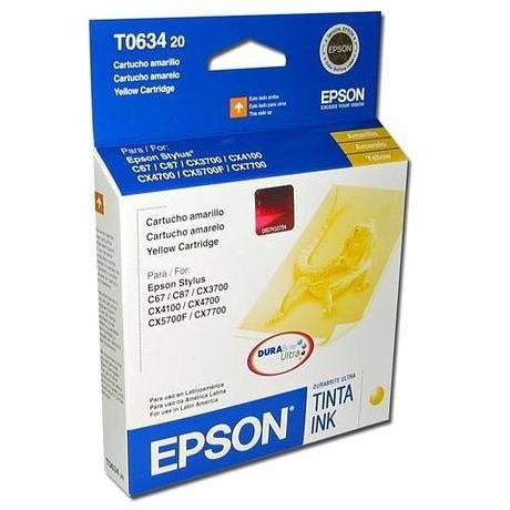 Cartucho de Tinta Epson Amarillo para Stylus CX3700 - CX4100 - CX4700 -  CX7700 - CX5700F - T063420-AL