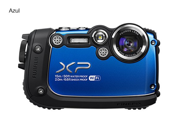 Tregua Definir traqueteo Camara Digital Fujifilm XP200, Wi-Fi, LCD 3", 16MPX, Zoom 5X, Contra Agua,  Azul - 351020755