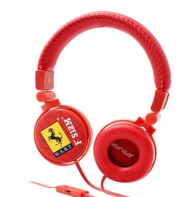 Audifonos con Microfono Ginga 3.5 mm Ferrari Rojo, con Función de Manos  Libres, para Celular - ES14DJ01