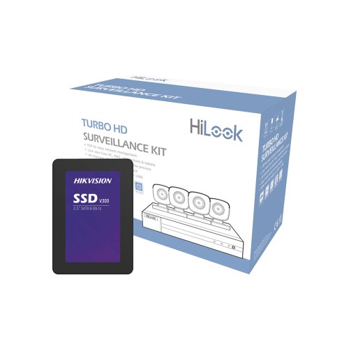 Kit De Vigilancia HiLook HL24LQKITS-M(B)/512GB | Intercompras