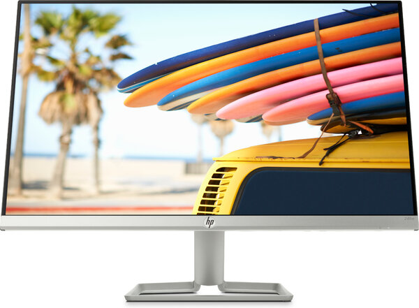 HP Monitor IPS LED Full HD (1920 x 1080) de pantalla panorámica de 27  pulgadas, relación de contraste de 10,000,000:1, tiempo de respuesta de 5  ms