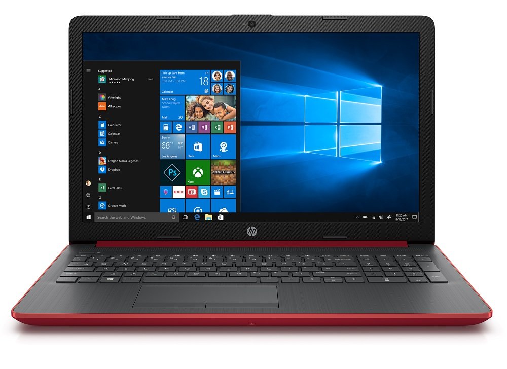 Laptop HP 15-DA0011LA i5 1TB MX110 W10H Rojo