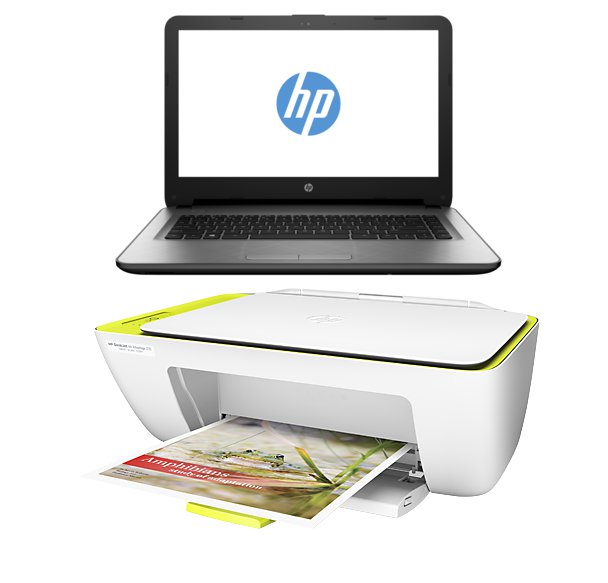 Paquete Laptop Hp 14 Ac116la 14 Core I5 5200u 4gb 1tb Windows 10 Multifuncional Hp 2600