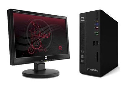 Computadora Compaq CQ1506LA, Atom Atom 510, 2GB, 500GB, Win 7 Starter +  Monitor Presario 15.6" - BUNDLE QN771AA