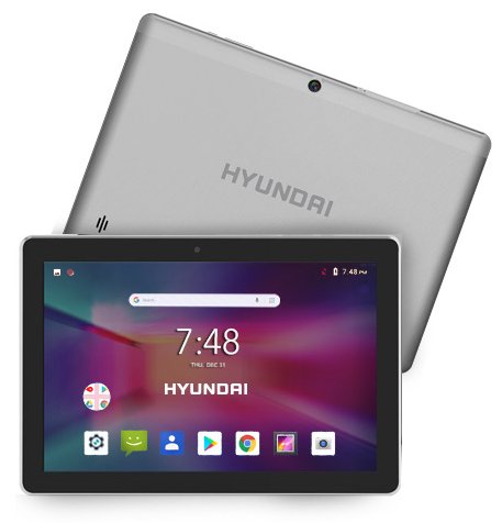 Hyundai Tablet Koral 10W2, 10" 800*1280 IPS, WIFI, 1GB, 16GB, Camera 2/2MP Android 8.1 Go Edition Metal Gold RF HT1003W16B UPC  - HT1003W16B
