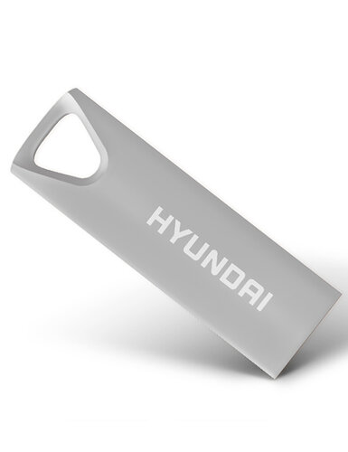 Memoria USB Hyundai Bravo Deluxe 16GB Plata U2BK/16GAS