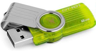 Memoria Kingston 2GB USB DataTraveler 101 G2 Lima - DT101G2/2GBZ