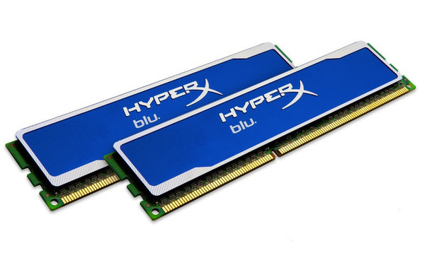 Memoria Ram Kingston Hyperx Blu, DDR3, 16GB, 1600MHz, Kit  KHX1600C,10D3B1K2/16g - KHX1600C10D3B1K2/16
