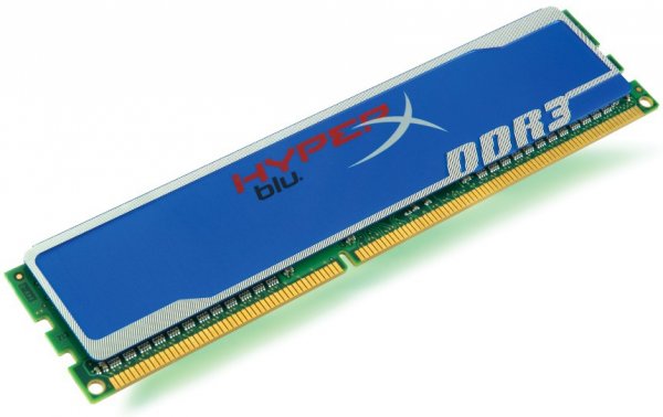 Módulo de Memoria Kingston HyperX blu 4GB, DDR3, 1600MHz, CL9, DIMM -  KHX1600C9D3B1/4G