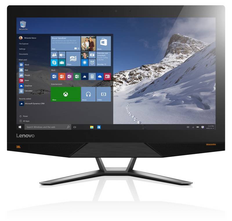 All in One Lenovo IdeaCentre 700 - Touch 24" - Core i5-6400 - 8GB - 2TB -  DVD - Gráficos NVIDIA GeForce GT930A 2GB - Win