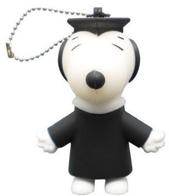 Memoria USB LevyDal Snoopy - 16GB - Goma de Alta Resistencia - Negro -  Snoopy Negro