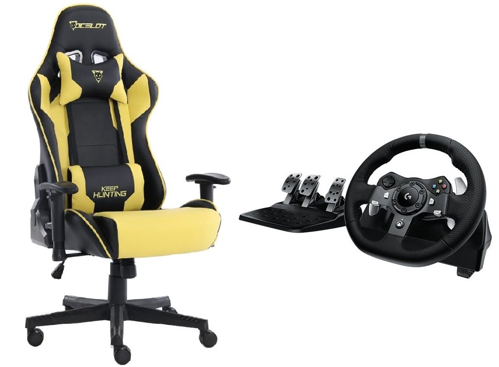 Kit Gamer Volante G920 Driving Force Silla OGS-02