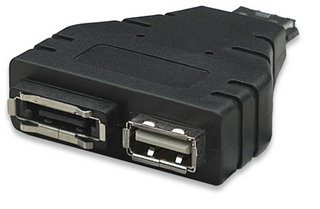 Adaptador eSATA-USB a USB Manhattan - 325288