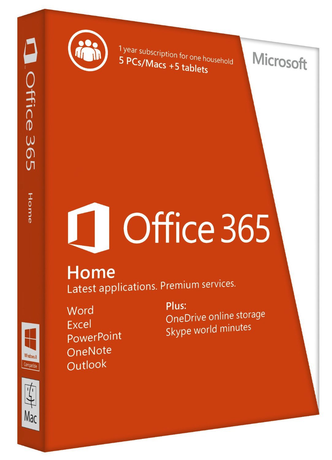 Licencia Microsoft Office 365 - Home Premium 32/64 - Suscripcion 1 Año -  6GQ-00040